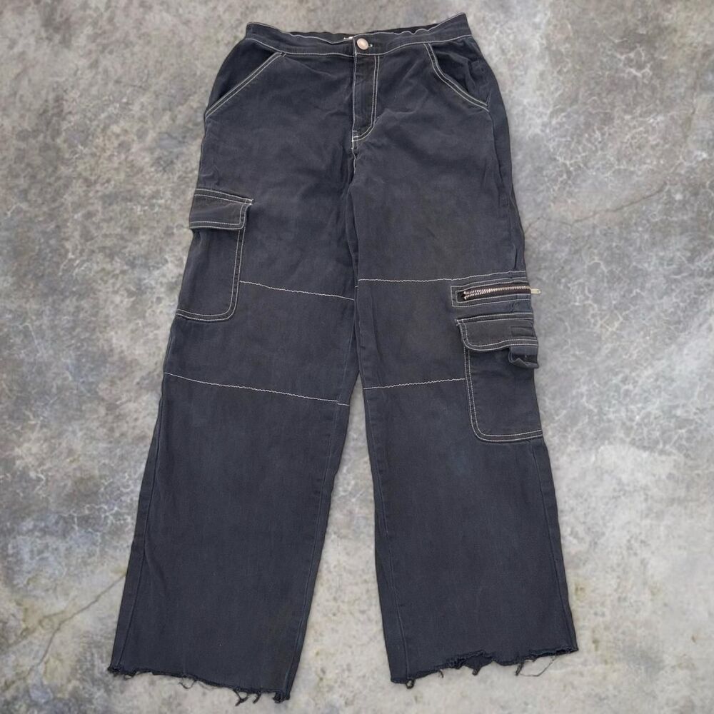 Y2K 2000s Rachel Paige Baggy Cargo Pants women’s Small 28x27 skater grunge